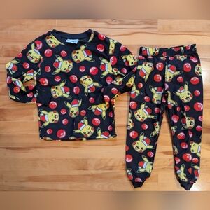 Kids Christmas Pikachu Pajama Set Pokémon Size M (7-8)